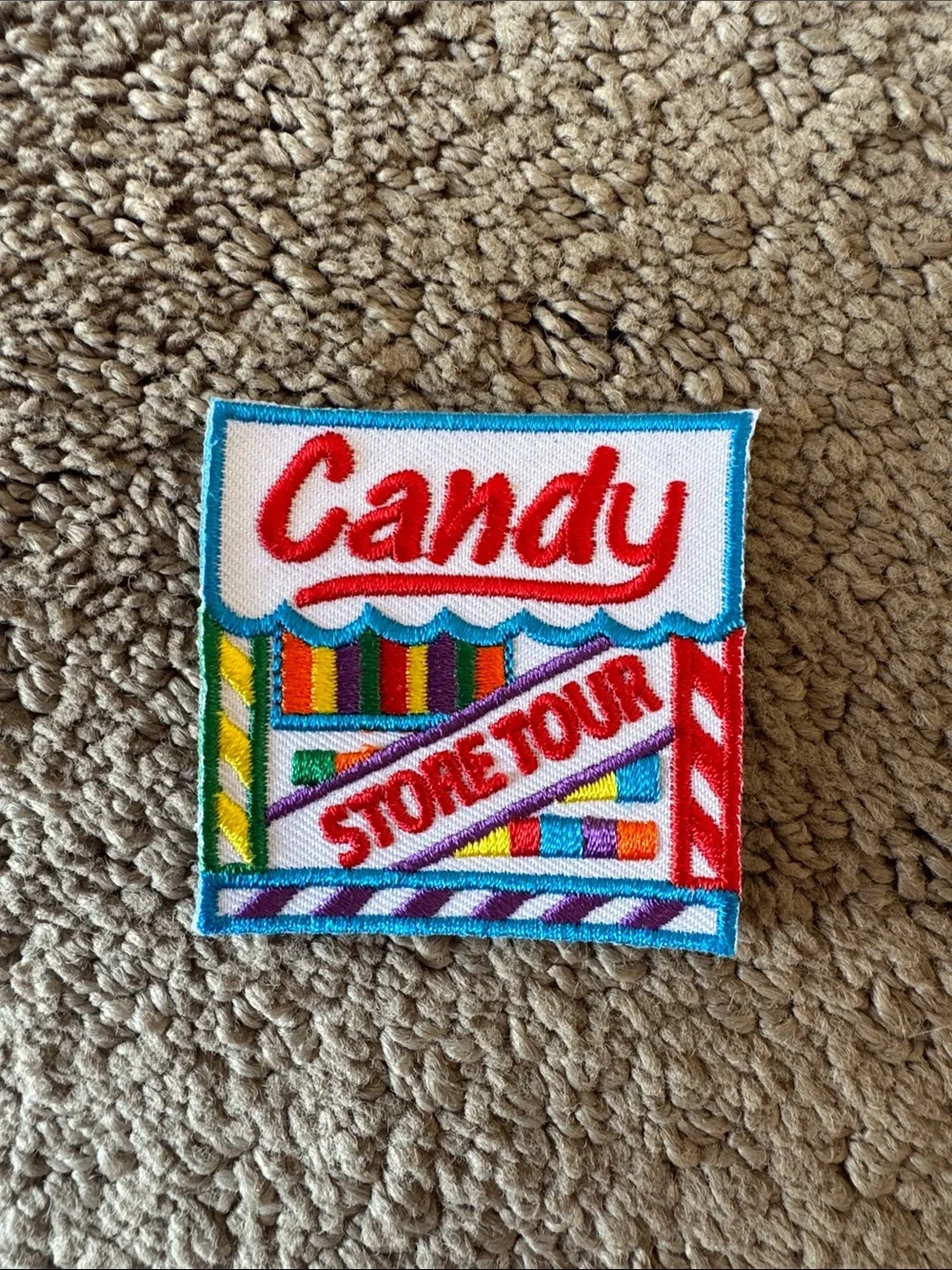Candy Store Tour Embroidered Patch - Multicolor